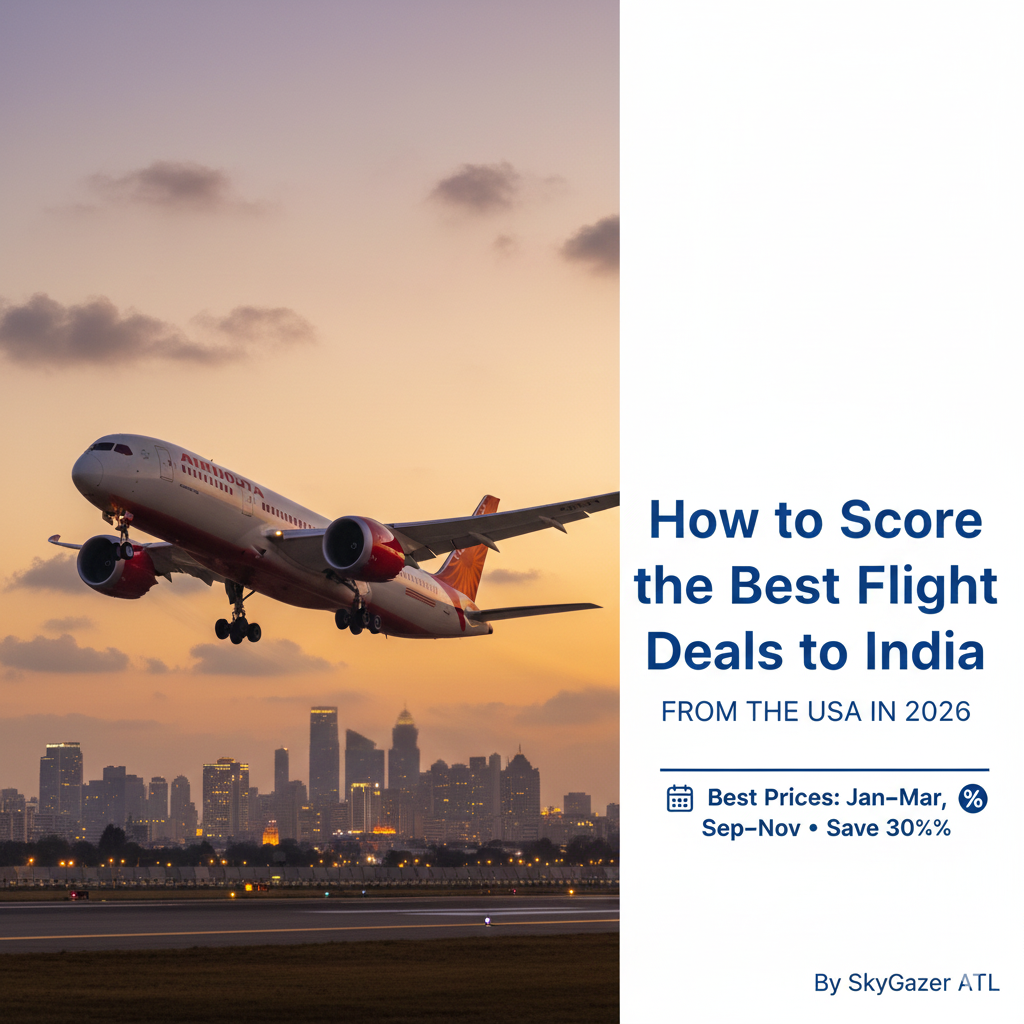 Best flight deals to India from USA